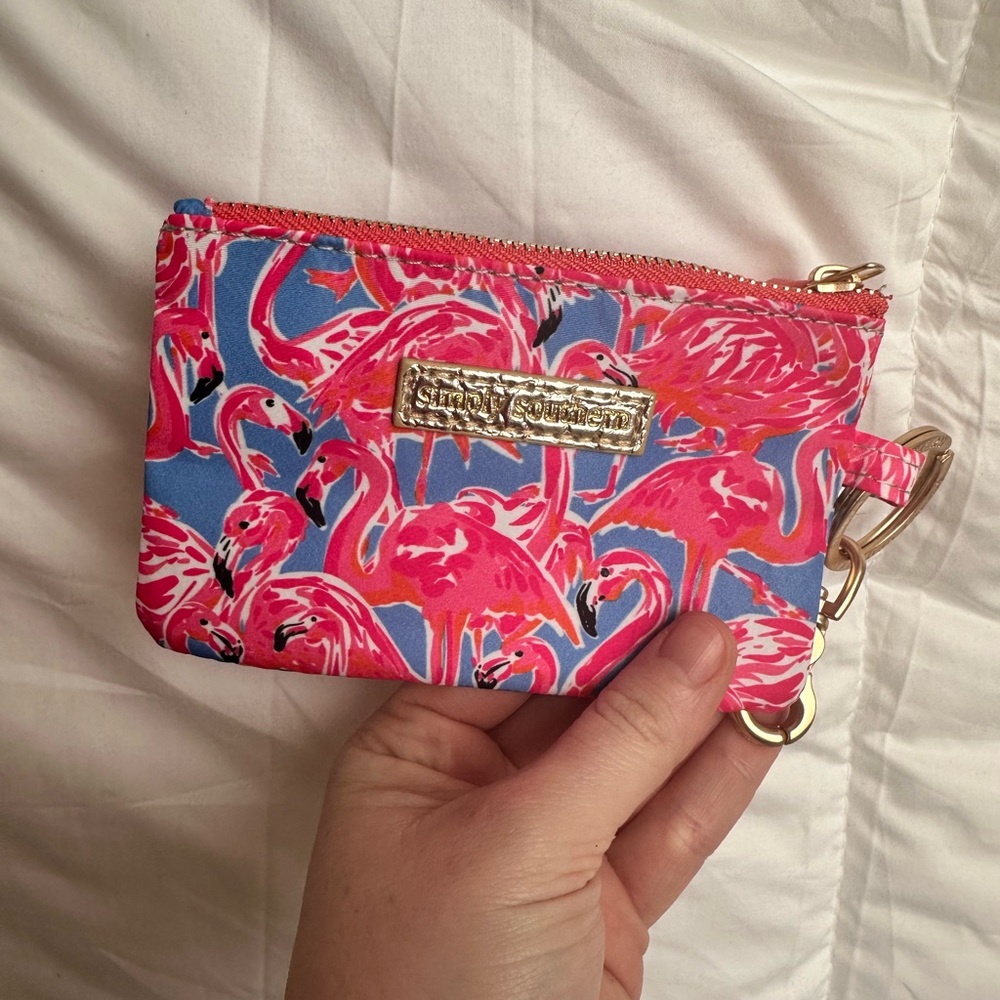 NWT flamingo simply southern ID holder